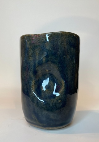 Kubek ceramiczny granatowa głębia