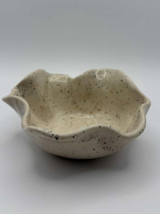 Zestaw mis ceramicznych – falowane, ręcznie formowane - zestaw 2 szt.