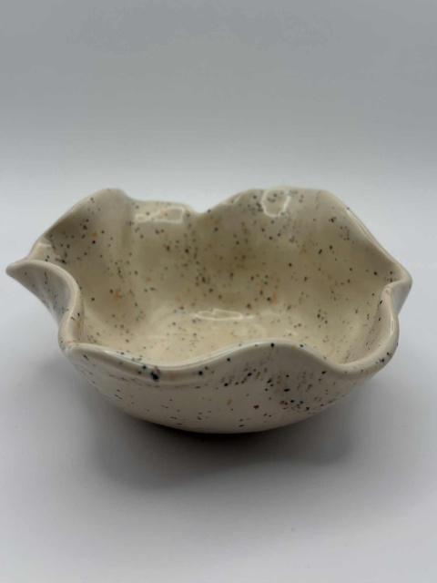 Zestaw mis ceramicznych – falowane, ręcznie formowane - zestaw 2 szt.